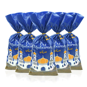 Bolsas Planas OPP con Diseño de Castillo Lunar para Eid Mubarak, Bolsas para Atar Alimentos con Impresión, para Fiestas, Regalos Durante Eid <span class=keywords><strong>Al</strong></span> Fitr y Ramadán - Product Image 6