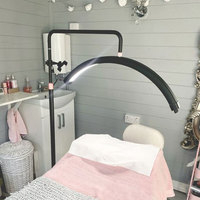 Lampe de sol professionnelle de 28 pouces à lumière froide sans ombre pour le tatouage des sourcils, le nail art et les extensions de cils en salon