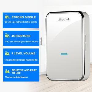 <span class=keywords><strong>Meilleure</strong></span> vente populaire <span class=keywords><strong>Sonnette</strong></span> <span class=keywords><strong>sans</strong></span> <span class=keywords><strong>fil</strong></span> <span class=keywords><strong>étanche</strong></span> Portée de fonctionnement de 300 mètres 45 sonneries <span class=keywords><strong>Sonnette</strong></span> intelligente pour la maison, le bureau, l'école - Product Image 4