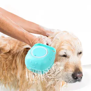 فرش استحمام مخصصة للحيوانات الأليفة مع شعار مخصص فرشاة استحمام سيليكون للعناية بالكلاب لمنتجات الاستحمام للحيوانات الأليفة والقطط - Product Image 4