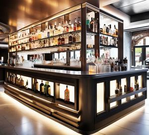 Mostrador de barra trasero comercial Muebles de barra Personalización Suministros de equipo de barra - Product Image 5