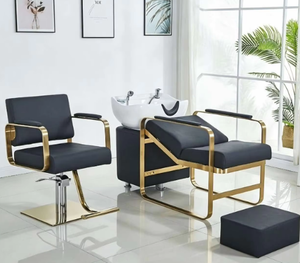 Sillón de peluquería moderno con lavacabezas y silla, estación de lavado de cabello para salón, cama de lavado a precio económico - Product Image 2