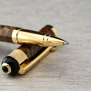 San Valentino Regalo da <span class=keywords><strong>uomo</strong></span> Cool per ufficio commerciale penna di lusso dorata in metallo pesante con Logo Laser - Product Image 5