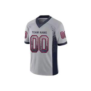 Fabricante de Pakistán, nuevo diseño personalizado, alta calidad, 100% poliéster, camiseta de fútbol americano para adultos - Product Image 6