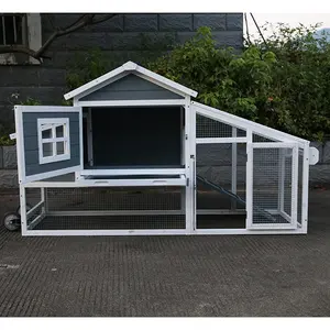 Wooden Chicken Coop Outdoor Hen Poultry Cage China Factory Small Animal Habbitat Ark with Wheels Multi- layer