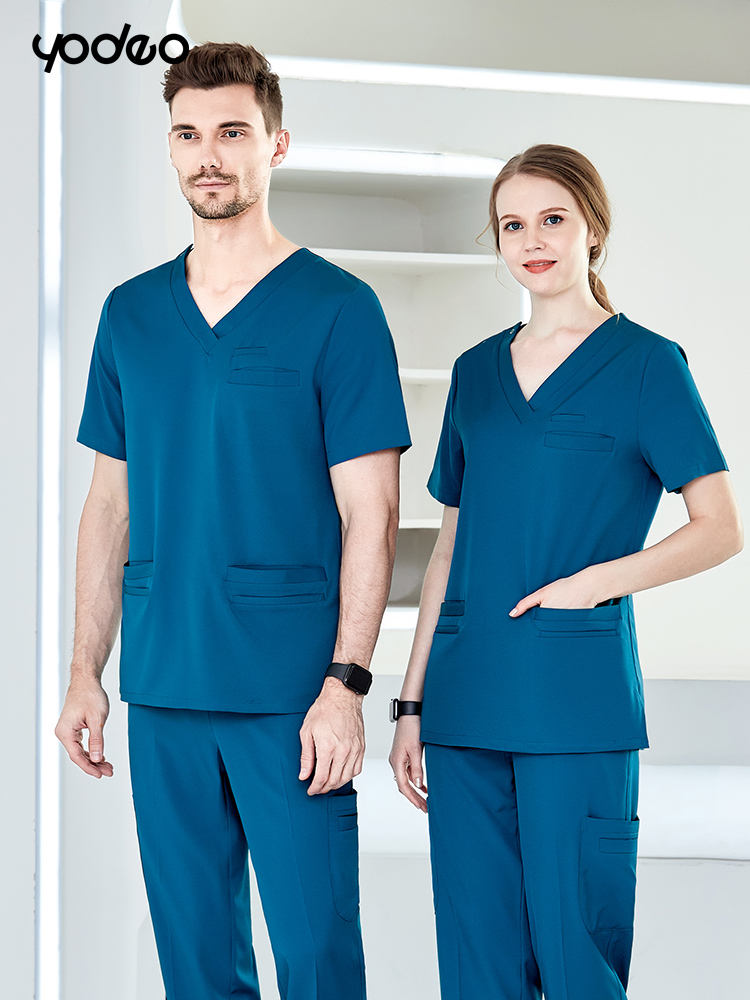 Peacock blue short sleeve