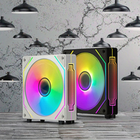 Vente en gros prisme 4 PRO silencieux 120mm LED boîtier PC ventilateur de jeu ARGB RGB refroidisseur d'air de refroidissement avec dissipateur thermique en aluminium