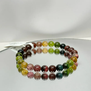 Natural Bixi Stone <b>bracelet</b> women's candy-colored stone blood red colorful <b>bracelet</b> gift decoration - Product Image 1