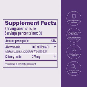 Etiqueta privada Akkermansia Cápsulas probióticas Intestino <span class=keywords><strong>Cardiovascular</strong></span> Control de peso Salud Suplemento probiótico inmune - Product Image 3