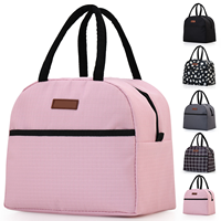 Sac à lunch chaud en polyester portable personnalisé glacière isolée étanche et réutilisable pour les pique-niques scolaires et les plages