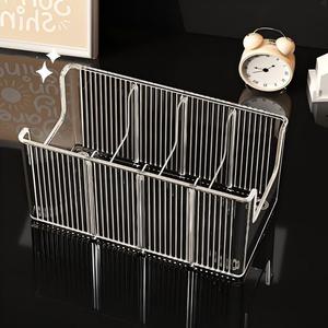 Household Transparent Durable Multifunction Belt <strong>Storage</strong> <strong>Box</strong> for Men's Split <strong>Tie</strong> Arrangement Display Stand PET Plastic Desktop - Product Image 4