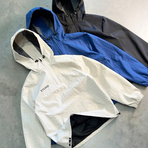 Lightweight Windproof Waterproof Hoody Coat Windbreaker <b>Pullover</b> Nylon <b>Jackets</b> For <b>Men</b> High Quality Custom Windbreaker <b>Jackets</b> - Product Image 4