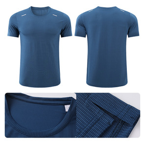 Camisetas Deportivas para Hombre, para Gimnasio, Trotar, Entrenamiento, Cuello Redondo, Transpirables, de Secado Rápido, Ajustadas, de Compresión, para Correr - Product Image 5