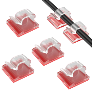 Vente en gros 3M de fil de nylon noir auto-adhésif, organisateur de support de pince de câble solaire polyvalent, type R - Product Image 1