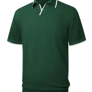 เสื้อโปโลชาย คอวี ผ้าโพลีเอสเตอร์ แขนสั้น สไตล์ลำลอง คอปกทันสมัย ทรงปกติ เสื้อยืดเฮนลีย์ สำหรับกอล์ฟ เทนนิส - Product Image 6