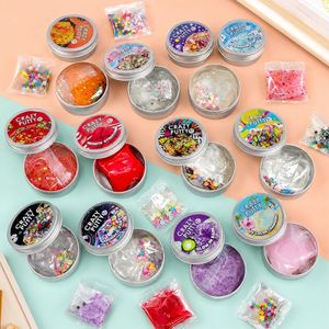 Pâte à modeler transparente effet cristal, jouet slime arc-en-ciel, fruits, desserts, licorne, sirène, kawaii, récompense scolaire, souvenir de retour - Product Image 2
