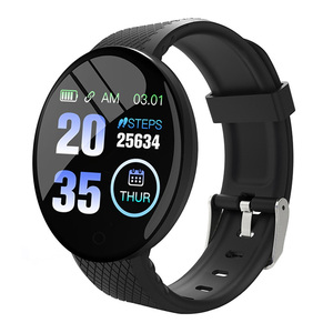 D18 Smart <b>Watch</b> for Men Women Digital OLED Sports Fitness Tracker Blood Pressure Monitoring Waterproof Compass Rubber - Product Image 3