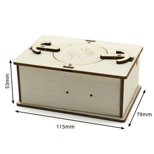 ฝาปิดท่อระบายน้ำไม้แบบจำลองชุดวิทยาศาสตร์ DIY 115 มม. X 79 มม. X 53 มม. ของเล่นเพื่อการศึกษาสำหรับเด็กการทดลอง STEM - Product Image 1