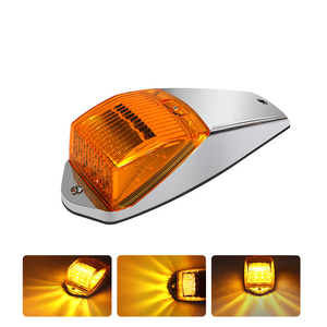 5 Luces de Marcador de Cabina Universales de 12V 24V para Camión, 17 LED Ámbar, Luces de Techo para Camión y Remolque - Product Image 5