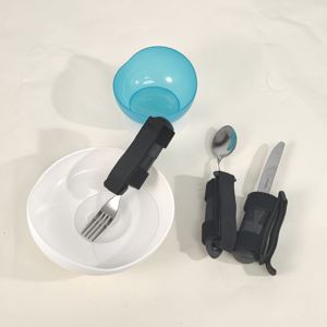 Cuidado de ancianos a prueba de derrames con lechón de silicona Placa de material PP de grado alimenticio - Product Image 5