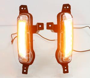 Luz antiniebla DRL para coche, luz LED de circulación diurna para <span class=keywords><strong>Suzuki</strong></span> <span class=keywords><strong>Vitara</strong></span> 2015 2016 2017 <span class=keywords><strong>2018</strong></span>, función de señal de giro, impermeable, ABS 12V - Product Image 4