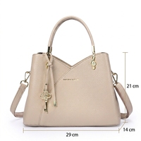 Tas Selempang Wanita Desainer Baru, Tas Tangan Tali Tunggal, Kapasitas Besar, Bahan Lembut, Tas Messenger Sederhana