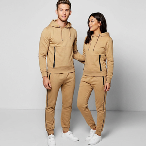 Chándal Deportivo Informal Ajustado de Invierno para Hombre, con Capucha de Forro Polar, 100% Algodón, Transpirable y Ecológico, Diseño 2 en 1 - Product Image 5