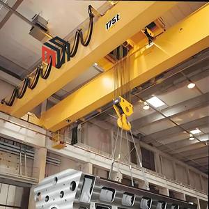 رافعة جسرية علوية فولاذية مزدوجة العارضة بسعة 10 20 30 40 50 80 100 120 200 طن، رافعة علوية 25 طن مع مغناطيس، سعر الرافعة الجسرية - Product Image 6