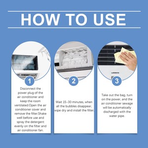 Nettoyant professionnel pour climatiseur, améliore l'effet de refroidissement du climatiseur - Product Image 5