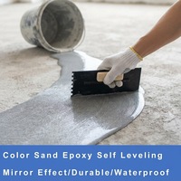 PURCOAT Revêtement époxy antidérapant auto-nivelant à base de sable coloré, lissez-le à la spatule