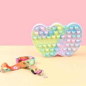Ladies Designer <b>Mini</b> Backpack Love Package Zippered Silicon <b>Pouch</b> Wallet Portable Small Size Cartoon Pattern - Product Image 6