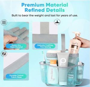 Échantillon Gratuit : Sac de Douche Portable Grande Capacité pour Dortoir Universitaire et Voyage, avec Base en Maille à Séchage Rapide, Sac de Toilette Suspendu - Product Image 3