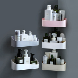 Elegant Classic Design Plastic Bathroom Accessories PP <strong>Wall</strong> Mounted Multifunction <strong>Storage</strong> <strong>Basket</strong> Hanging Container Rack - Product Image 6