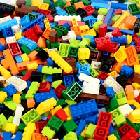 Bloques de Construcción, Ladrillos de Juguete de Plástico de Alta Calidad, Juego de Bricolaje para Niños, Compatible con Todos los Ladrillos, 1000 Piezas, Regalos para Niños
