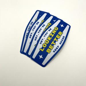 Adhesivo de vinilo troquelado resistente a los rayos UV, adhesivo de impresión Digital, calcomanías de equipaje de PVC, uso en exteriores, etiquetas de embalaje adecuadas - Product Image 1