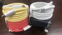 Kabel Tipe C 1m 2m 240W 6A, Rotasi 180 Derajat, Konduktor Tembaga Murni, Ramah Lingkungan, Jalinan Nilon, Kompatibel PD, Abu-abu Biru, untuk Ponsel