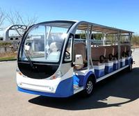 Bus touristique électrique pour parcs et stations balnéaires, prix d'usine le plus bas