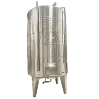 Cuve de fermentation de vin rouge de type plaque Mile Style en acier inoxydable, taille personnalisée