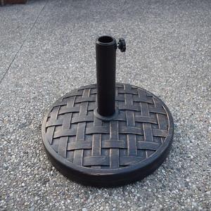 Marbre <span class=keywords><strong>Fonte</strong></span> Plastique Rond Rempli d'Eau Plage Jardin Résine Soleil Extérieur Parapluie <span class=keywords><strong>Parasol</strong></span> Base avec Roues PLUS DESIGN - Product Image 6