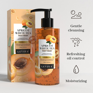 Gel Douche Végétalien Marque Blanche aux Extraits d'Abricot Hydratant et Rafraîchissant, <span class=keywords><strong>Lait</strong></span> Corporel Nourrissant à Base de Plantes - Product Image 3