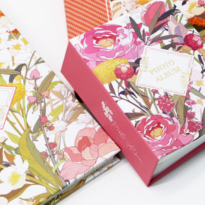 Personalizado Midsummer flor oro estampado soldadura encuadernado PP deslizamiento en álbum de fotos libro barato en línea al por mayor - Product Image 5