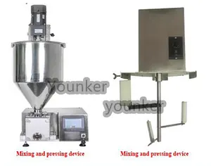 Industrielle Schokoladenbrot-Verarbeitung sfüll maschine Donut-Butter-Sahne-Marmeladen-Füll maschine Kuchencreme-Füll maschine