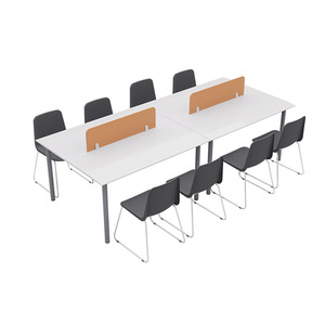 Muebles Escolares Modernos, Muebles de Biblioteca, Mesas y Sillas Largas para Biblioteca LT0008, Mesas y Sillas Modernas para Biblioteca Escolar - Product Image 3