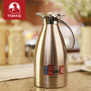 Jarra de agua aislada de acero inoxidable TOMIC de 1.5L, termo para café para uso doméstico - Product Image 1