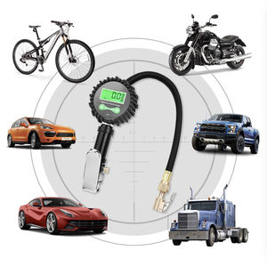 Digitaler Goldener Auto-Reifenfüller mit Druckmesser und Quest LCD-Bildschirm - Product Image 5