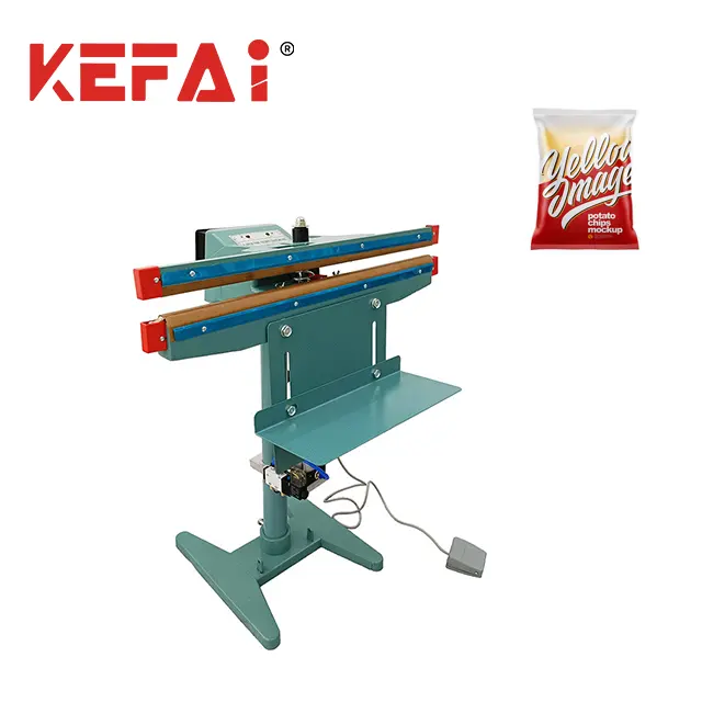 KEFAI Pneumatic Sealing Machine For Business Pedal Pouch Bag Sealing Machine