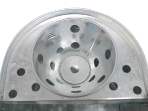 15 Litres Large <strong>Galvanised</strong> Metal Steel Mop <strong>Bucket</strong> with Handle for Home Office General Cleaning - Product Image 2