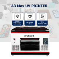 EraSmart Mesin Cetak UV Flatbed Digital 3545 Terbaru untuk Casing Ponsel, Printer UV A3 untuk Mencetak Lukisan, Ide Bisnis Kecil