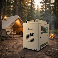 Générateur à essence 4 temps 12L à faible consommation de carburant et d'huile pour le camping en plein air