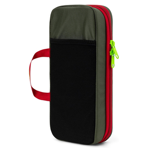 Sac de transport médical d'urgence portable, imperméable, léger, en polyester, pour l'été, avec doubles fermetures éclair et compartiments intérieurs transparents - Product Image 1